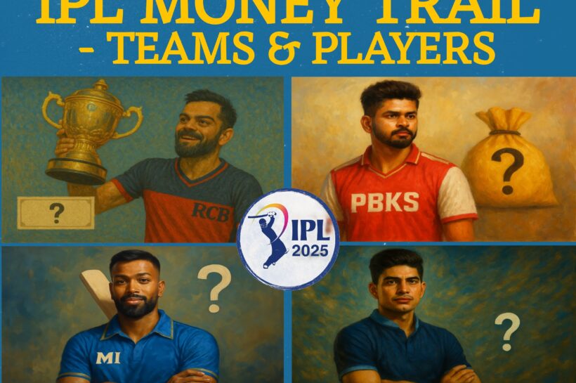 IPL 2025 Prize Money Breakdown: Who Received What in the Biggest Season Yet? RCB wins ₹20 crore as IPL 2025 champions! Full breakdown of team prize money, individual awards, and stats from Orange Cap to Best Catch.