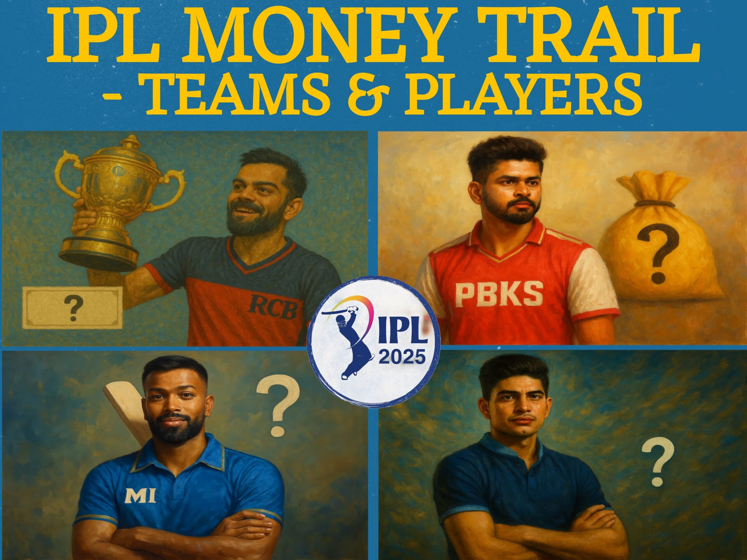 RCB wins ₹20 crore as IPL 2025 champions! Full breakdown of team prize money, individual awards, and stats from Orange Cap to Best Catch.