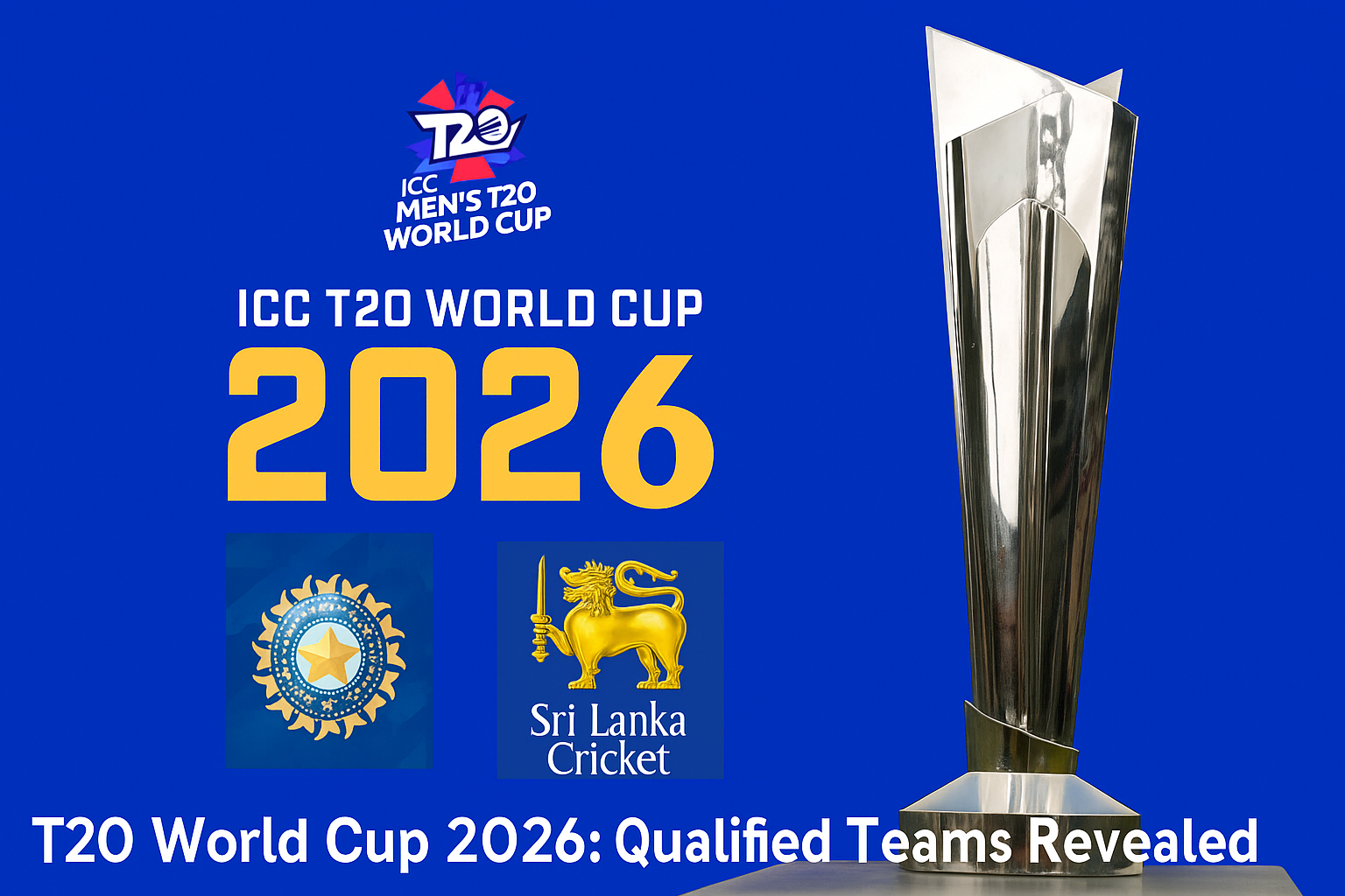 ICC T20 World Cup 2026: Full List of Qualified Teams, Venues, and Format Revealed | Complete Info